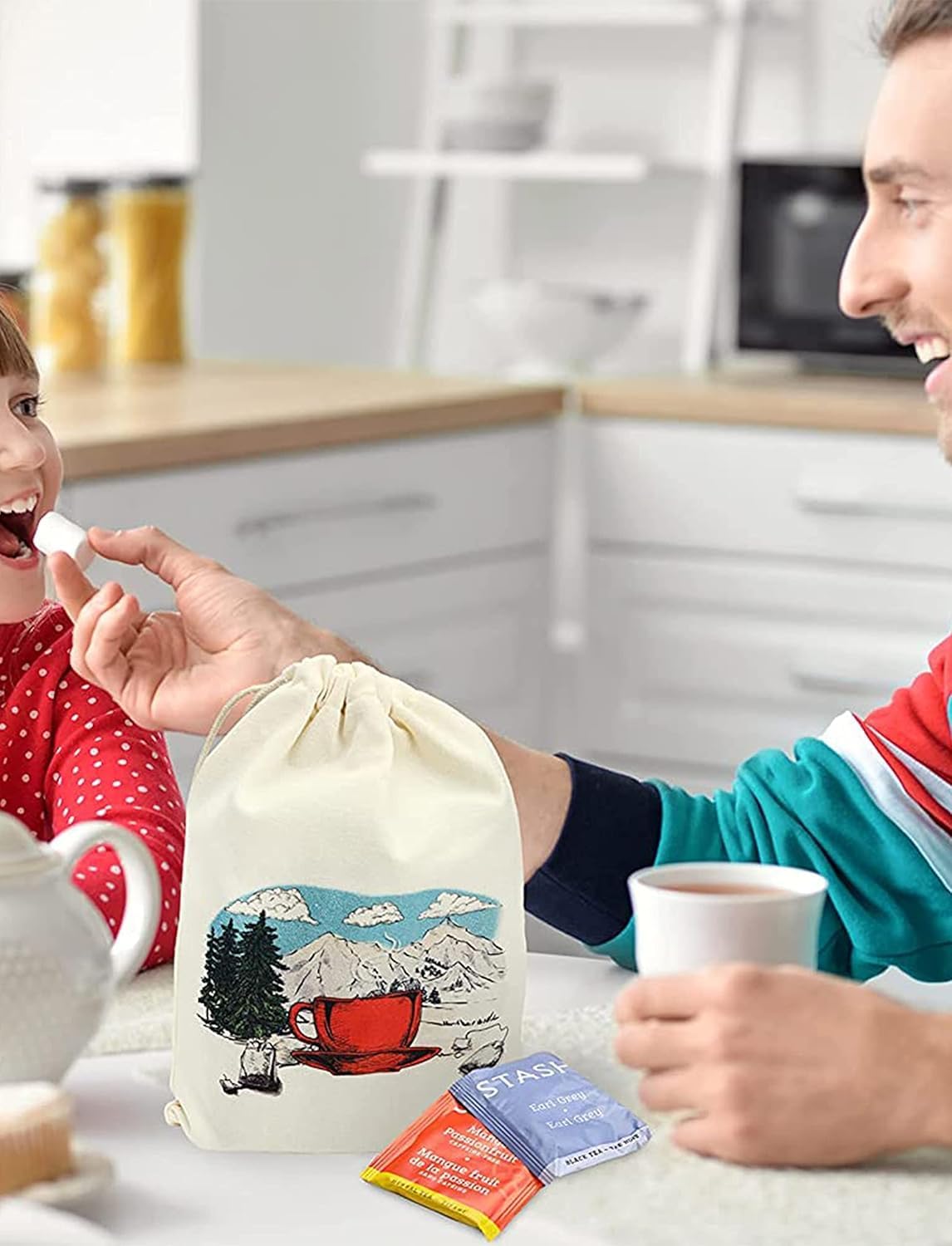 Eva's Gift Universe chai green tea bag blends spice and freshness