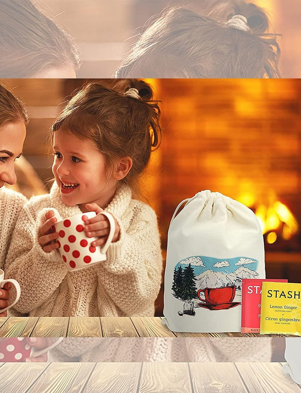 Eva's Gift Universe chamomile herbal tea bag soothes evenings