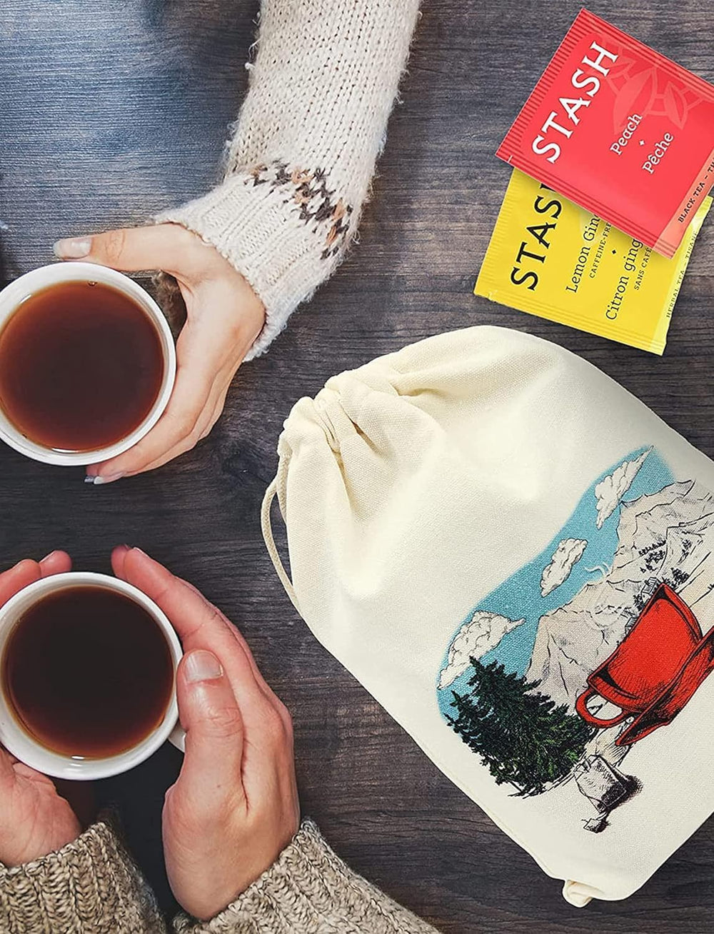 Eva's Gift Universe English Breakfast tea bag for a timeless cup