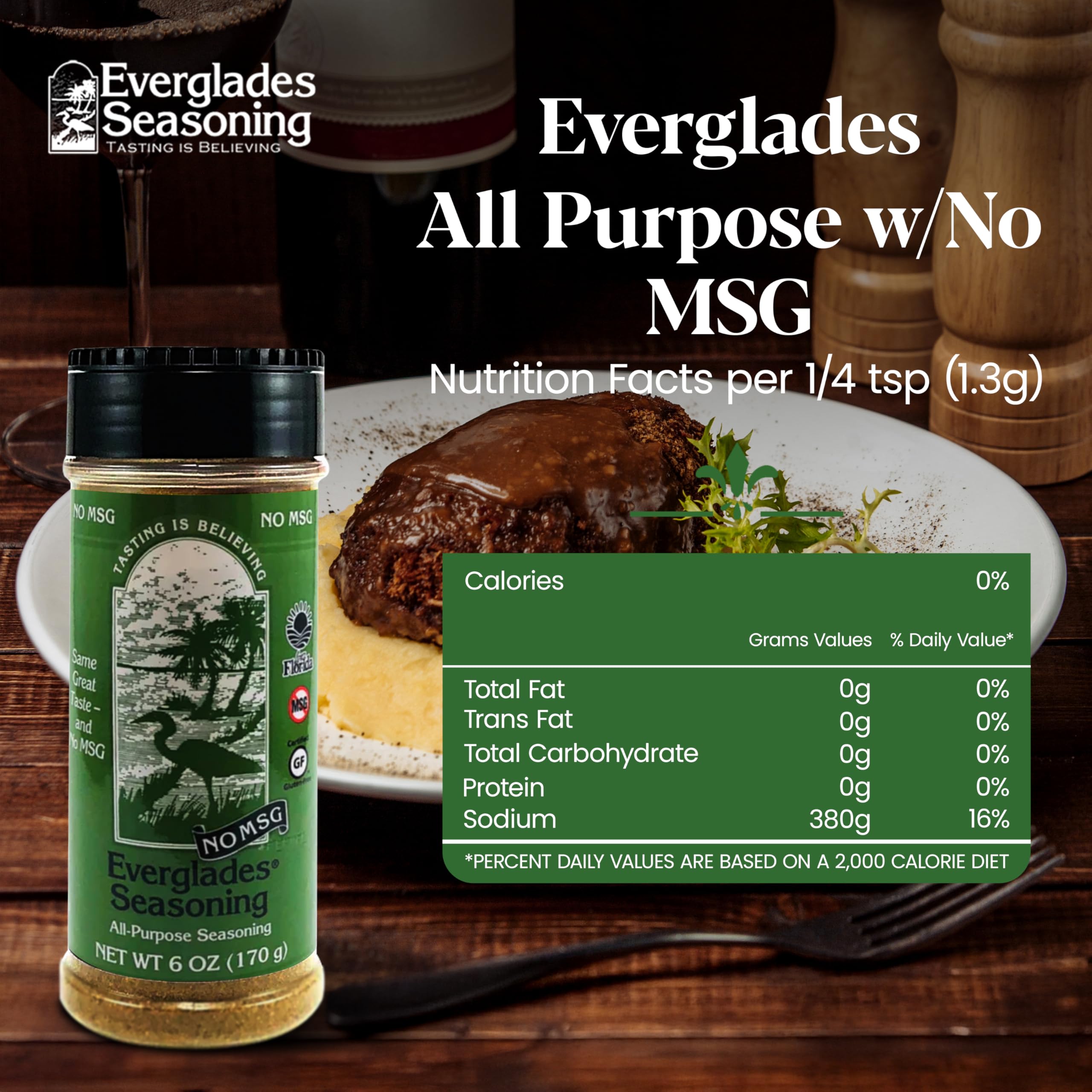 Everglades All Purpose Seasoning popcorn snack adds savory crunch to movie nights.