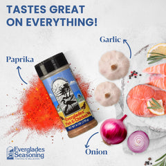 Grilled seafood shines with Everglades finishing sprinkle for flavor