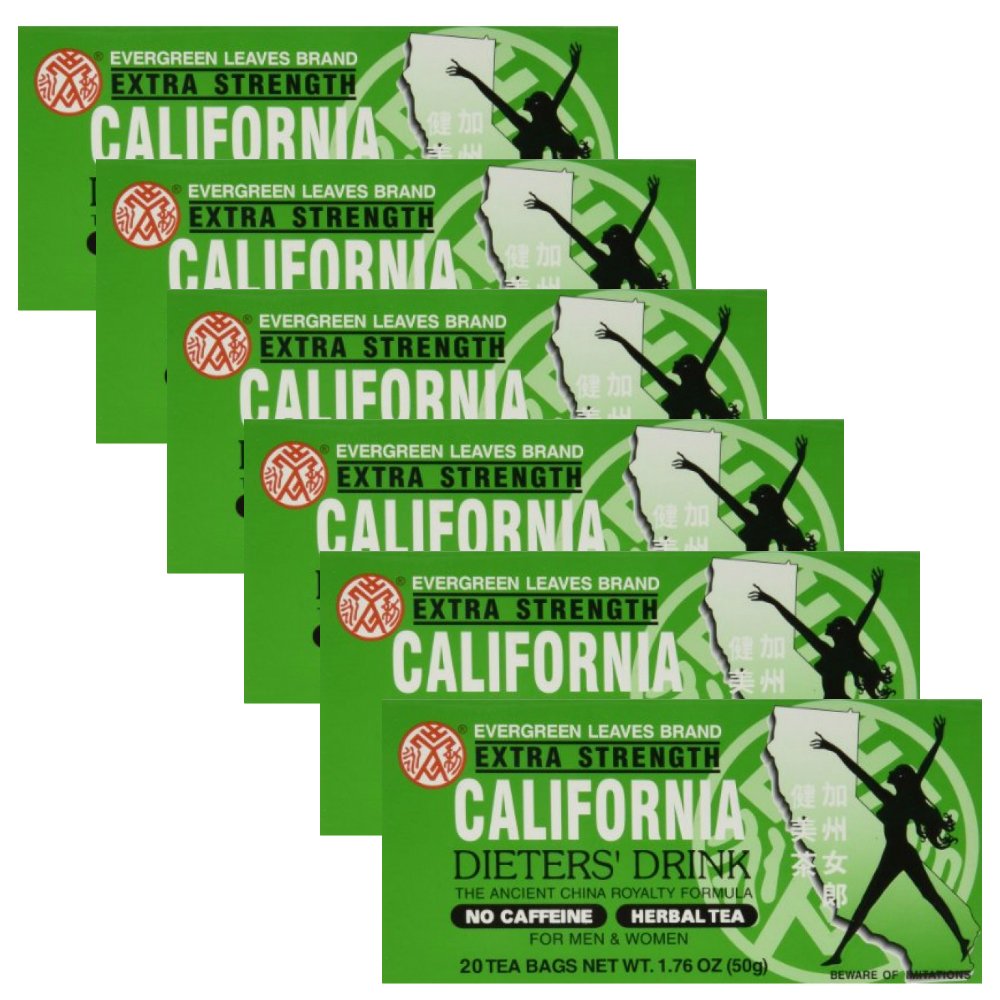 Evergreen Leaves California Dieter's Drink tea box for daily wellness