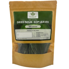 EverLeaf Ceylon soursop leaves closeup showing natural texture for aromatic infusions.