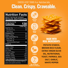 Every Body Eat Snack Cracker Thins dairy-free label signals a suitable snack