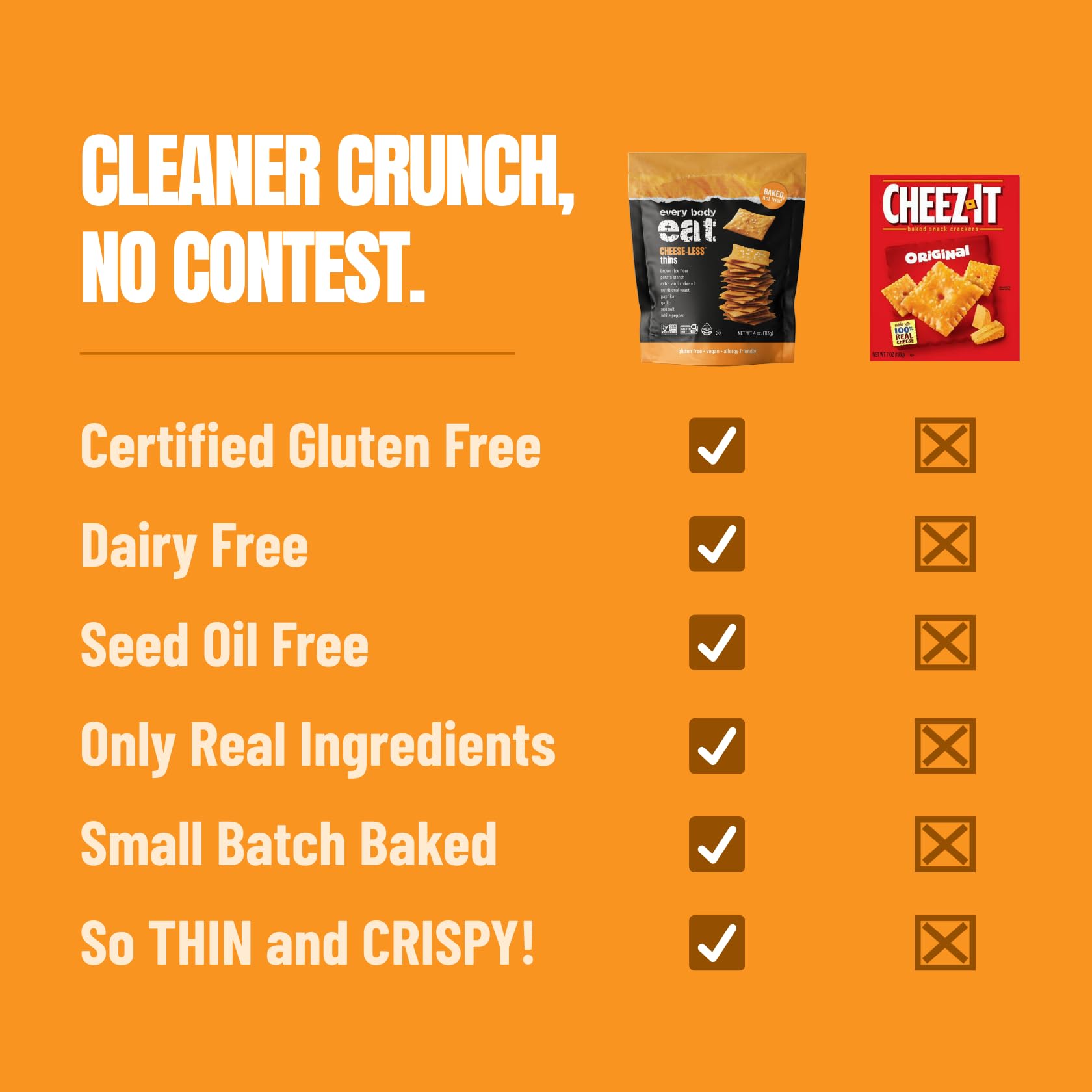 Every Body Eat Snack Cracker Thins lunchbox idea appeals to kids and adults