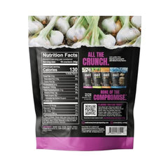 Every Body Eat Snack Thins Chive & Garlic crackers closeup highlighting crisp texture and savory aroma.