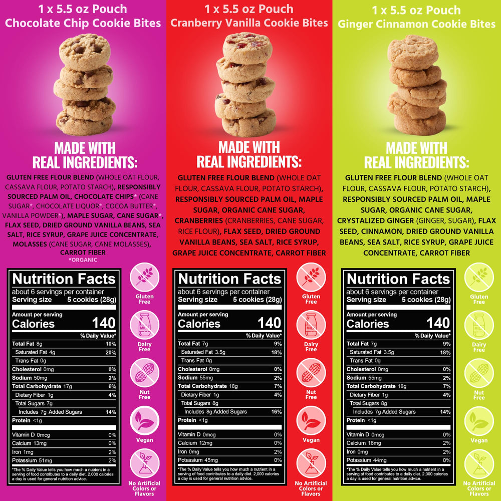Every Body Eat three flavors display, ideal for sharing and tasting.
