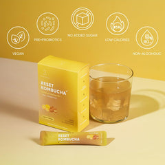 Everydaze Reset cup with lemon-ginger brew showcasing vibrant flavor and aroma