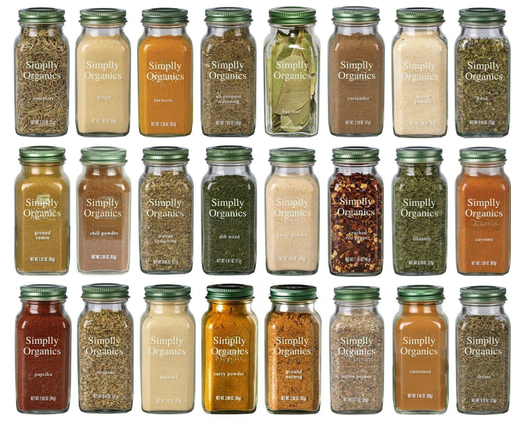 Ewbob Simplly Organics variety sampler gift set for exploring herbs and spices at home