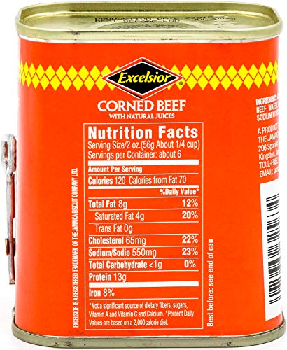 EXCELSIOR corned beef sandwich assembly for a quick deli-style meal.