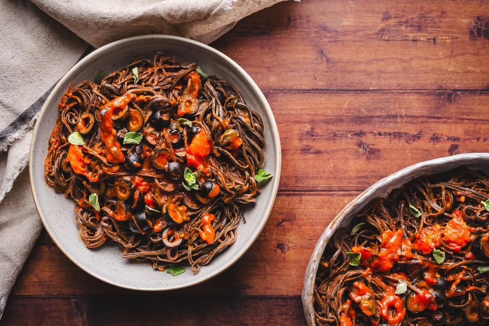 EXPLORE CUISINE Packaging with Food to Thrive symbol, supporting sustainable farming.