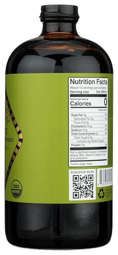 Explorer Cold Brew Classic concentrate bottle back with organic label visible.