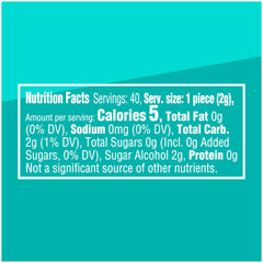 Extra Gum Refreshers Polar Ice chewy center provides lasting minty freshness after lunch.