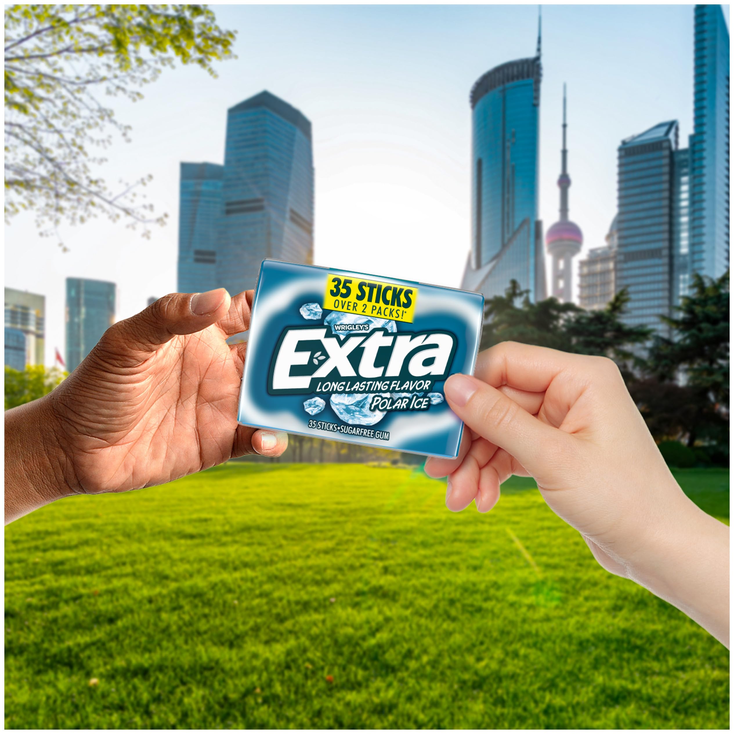 EXTRA Polar Ice bulk gum used as party favors for celebrations