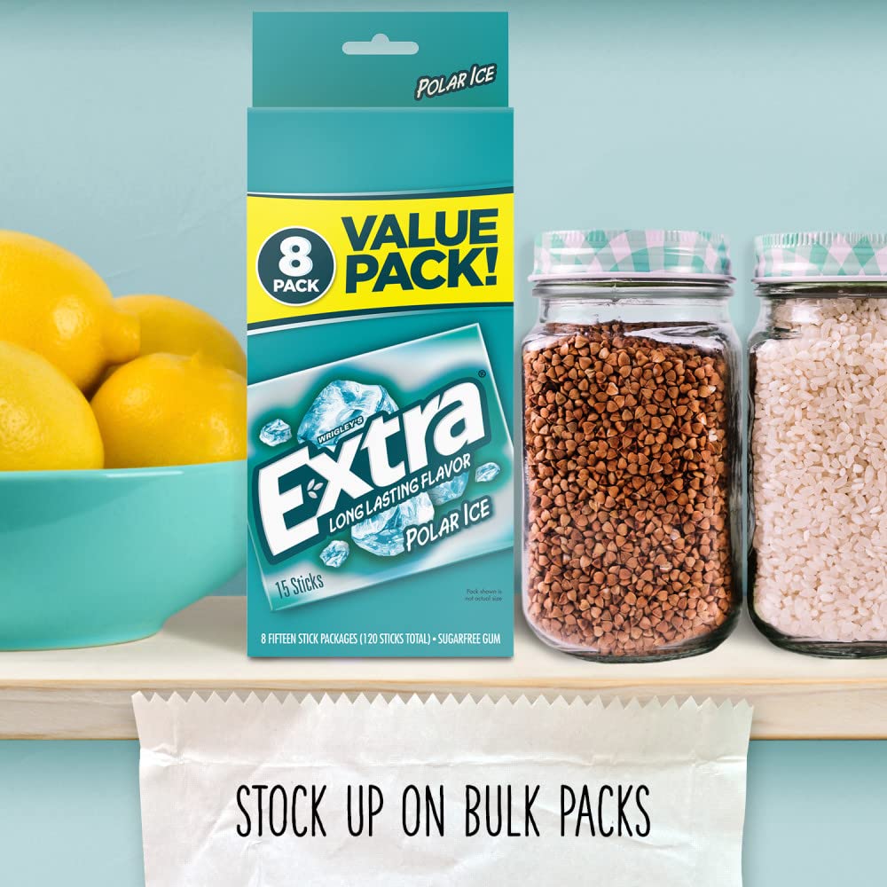 Extra Polar Ice gum ideal for sharing with colleagues and friends.