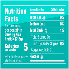 Extra Polar Ice gum sticks close-up highlighting icy mint flavor.
