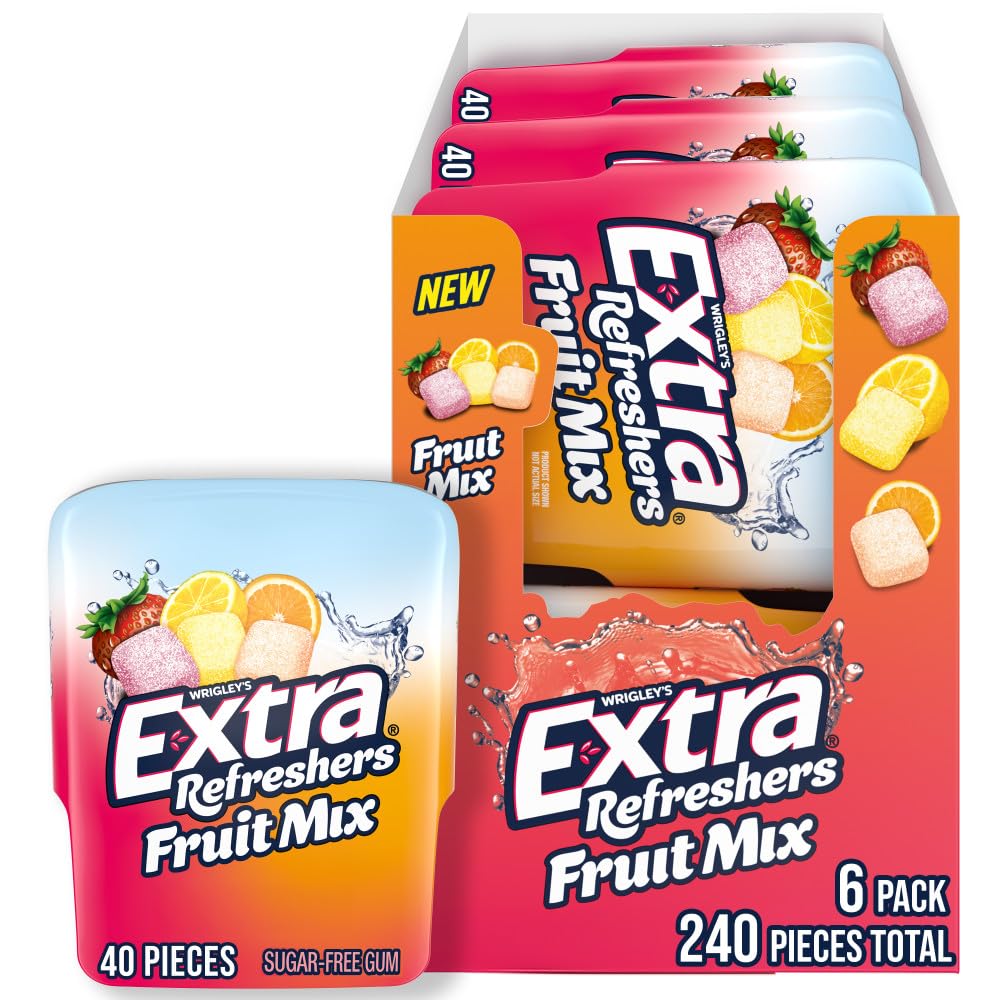 Extra Refreshers Strawberry Freeze bottle—long-lasting fruity freshness on the go
