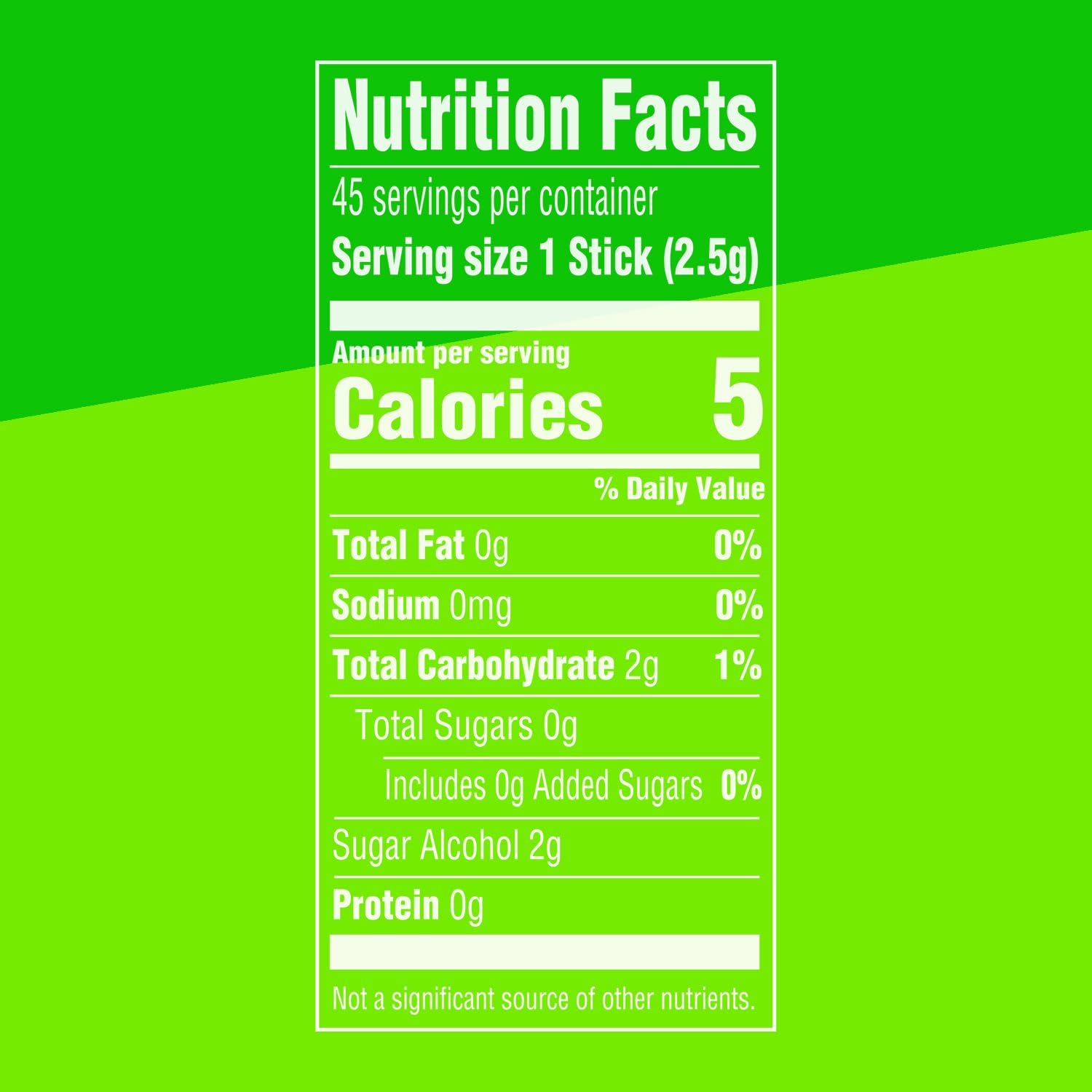 Open 15-stick pack showing travel-friendly mint flavor.