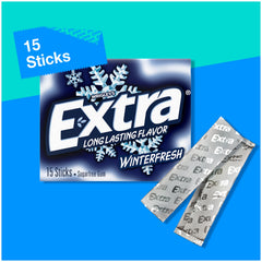 Extra Winterfresh on-the-go pack ideal for school, work, and travel