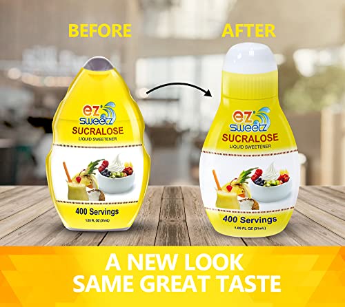 EZ-Sweetz zero-calorie drops close-up, great for low-sugar beverages.
