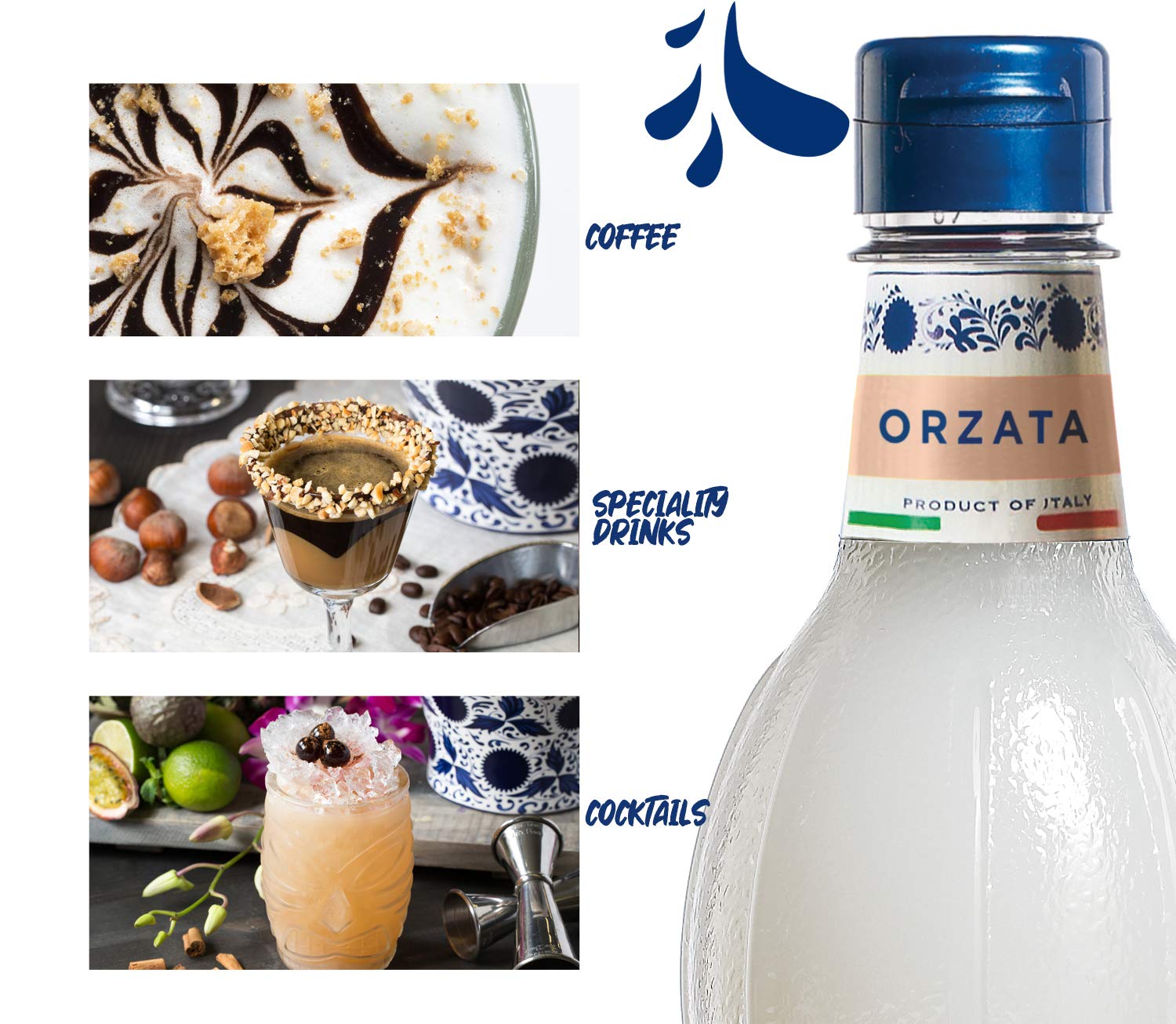 Drizzling Fabbri orgeat syrup on lemonade for a fragrant twist.