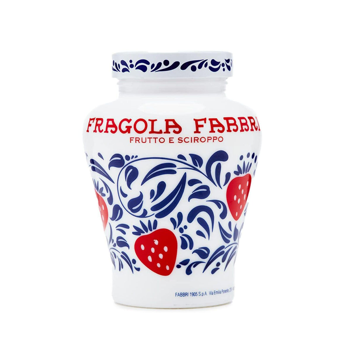 Fabbri Strawberries in Syrup jar for dessert topping