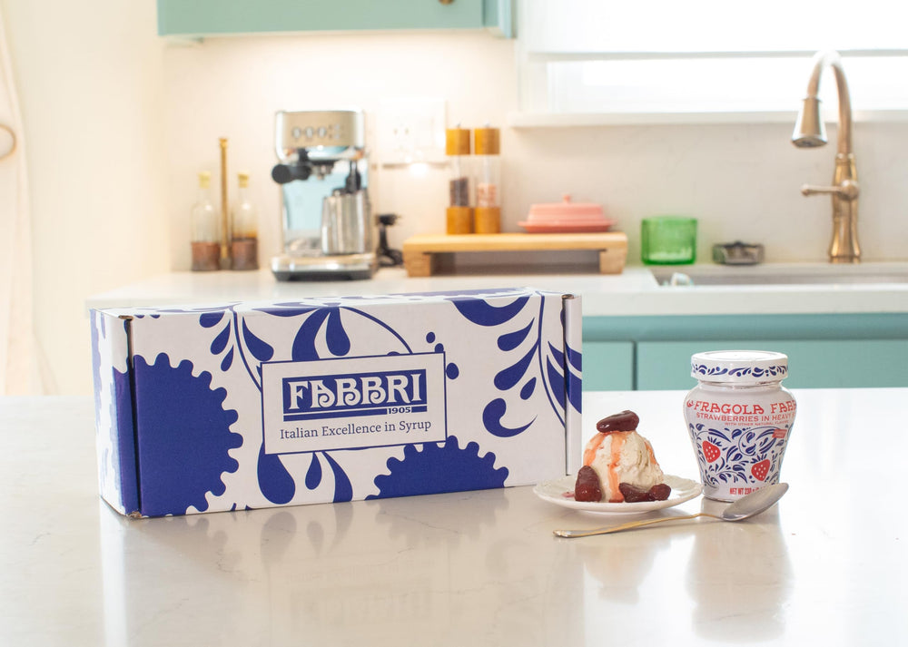 Gift-worthy Fabbri variety pack in iconic Italian design.