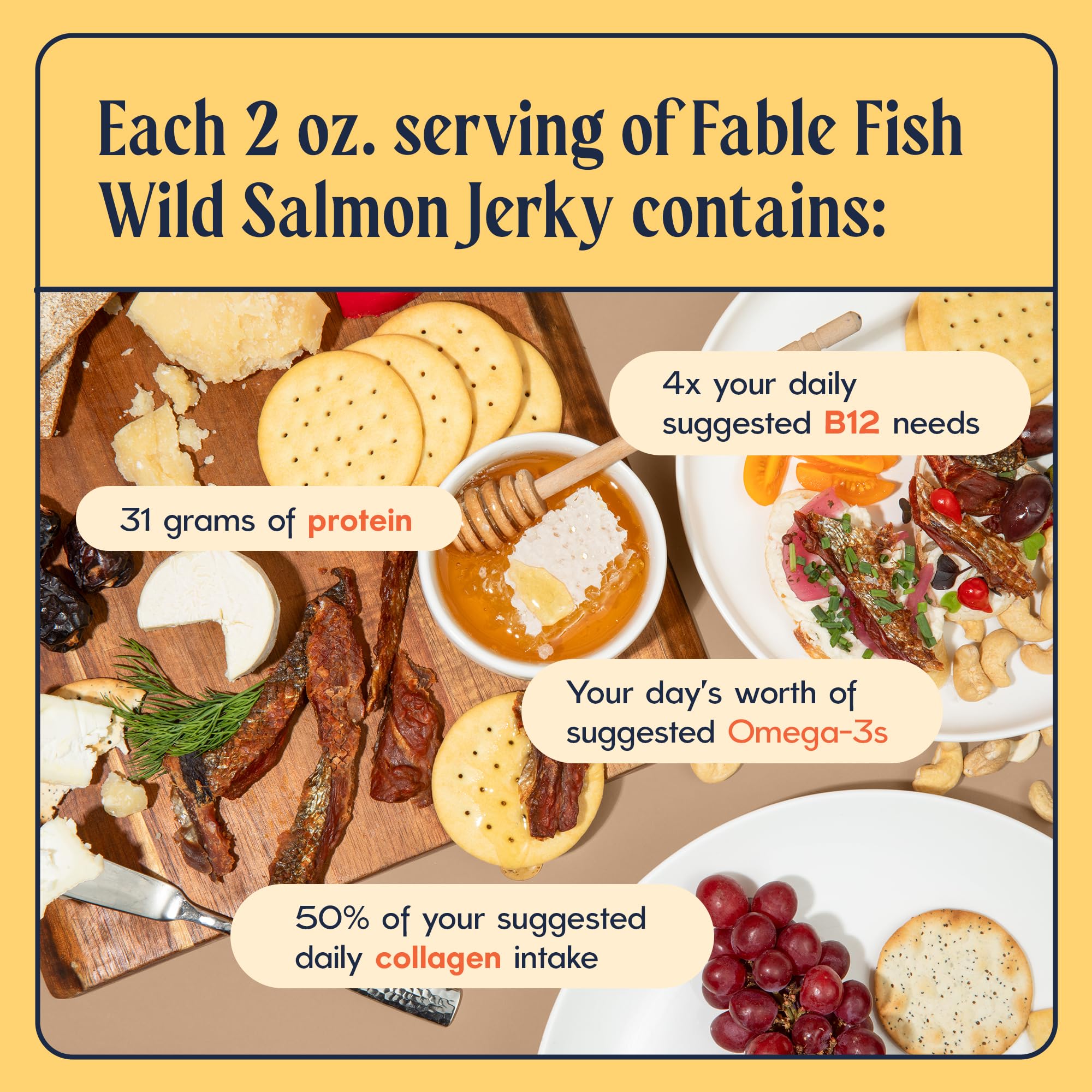 Fable Fish on-the-go snack pack idea for busy days.