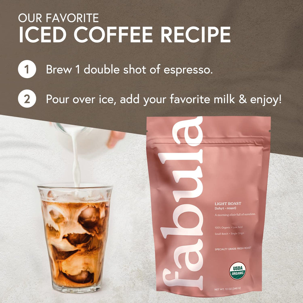 Fabula Coffee Light Roast Mold-Free Check stamp—guaranteed mold-free to preserve freshness.