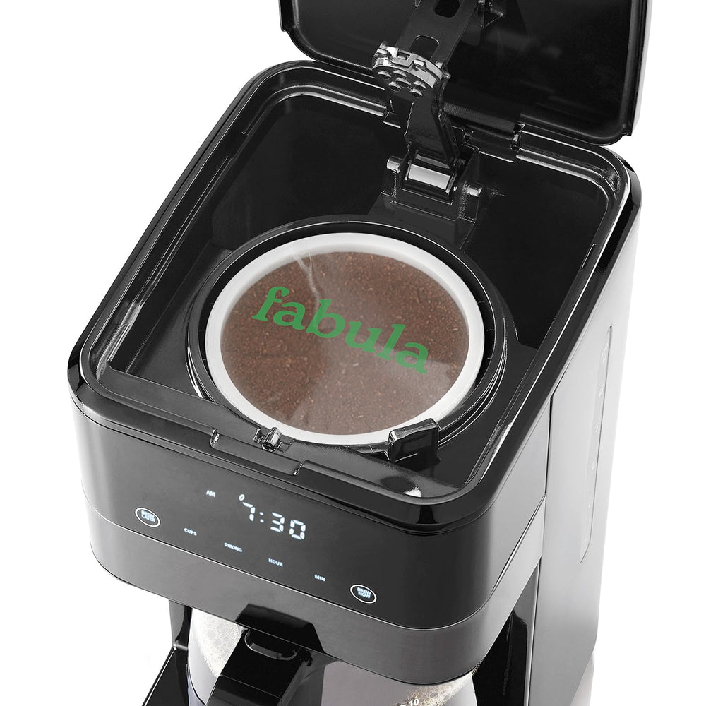 Fabula pods fit Keurig machines for convenient brewing.