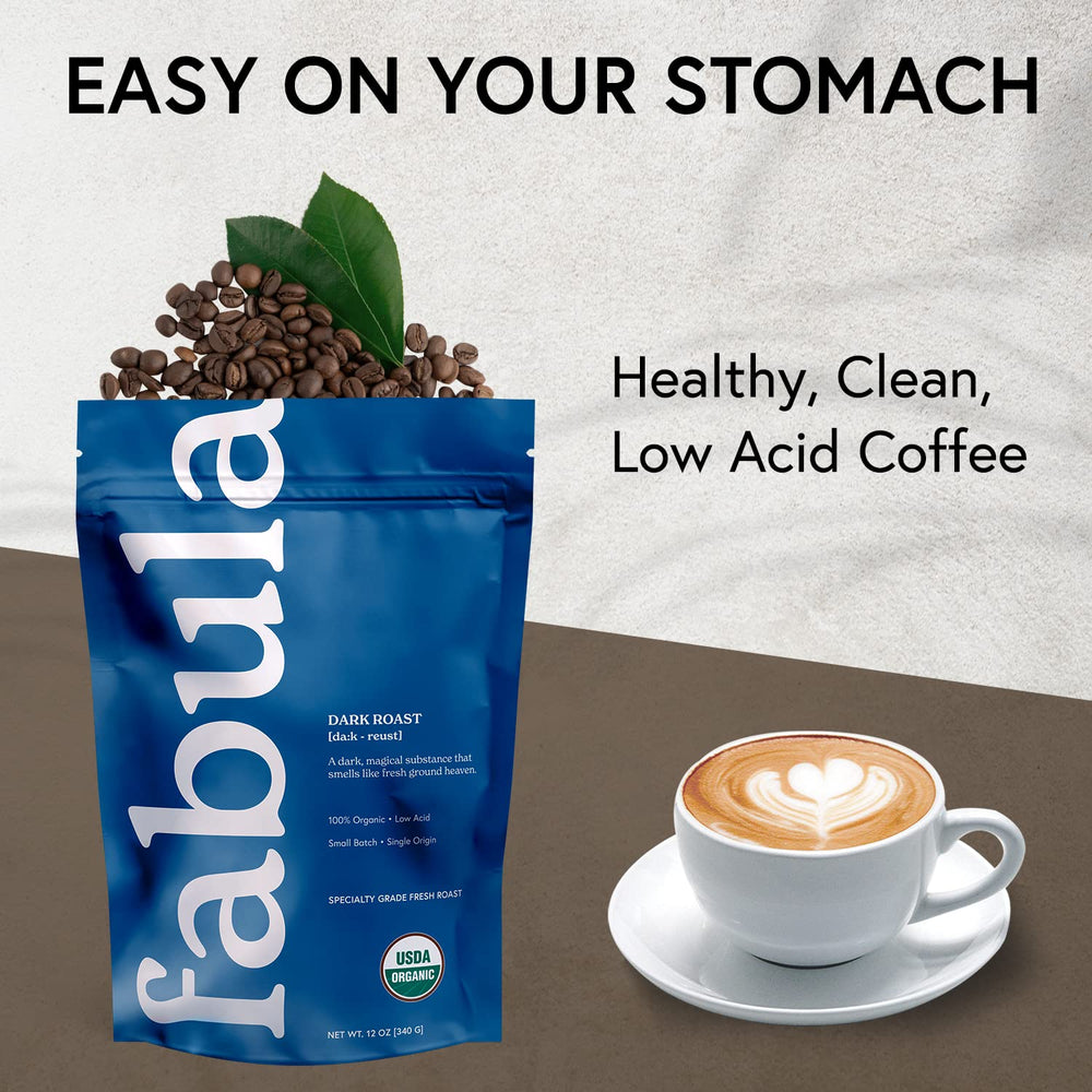 High-altitude shade-grown Fabula beans view with rich aroma.