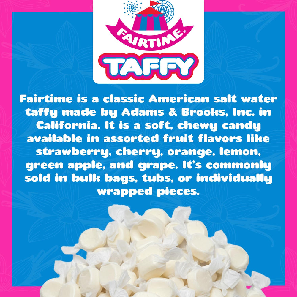 Fairtime white vanilla taffy wedding favors highlight elegant bulk candy for guests.