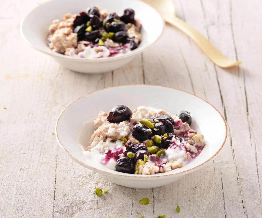 20oz Familia Bircher Muesli packaging with climate neutral design