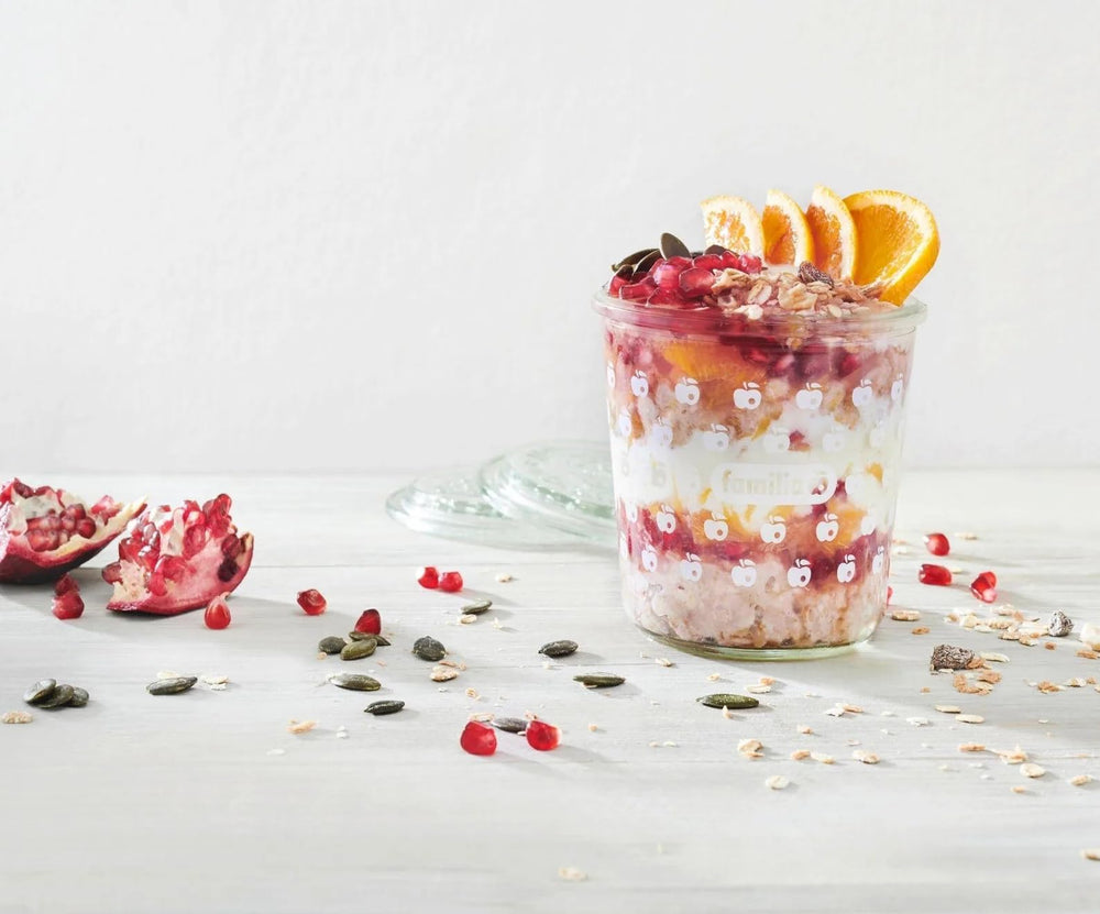 Overnight soaking Bircher Muesli for a ready to eat morning