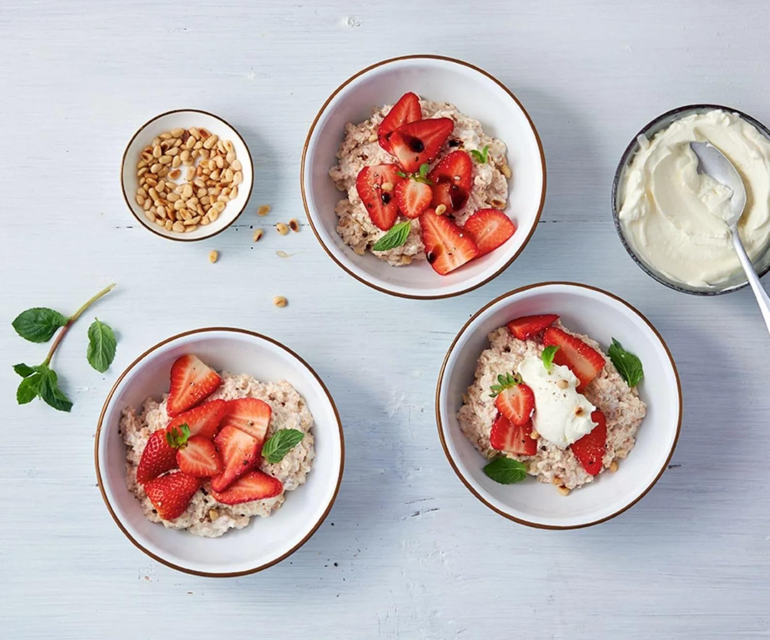 Bircher Muesli served with yogurt and berries showing versatile pairing