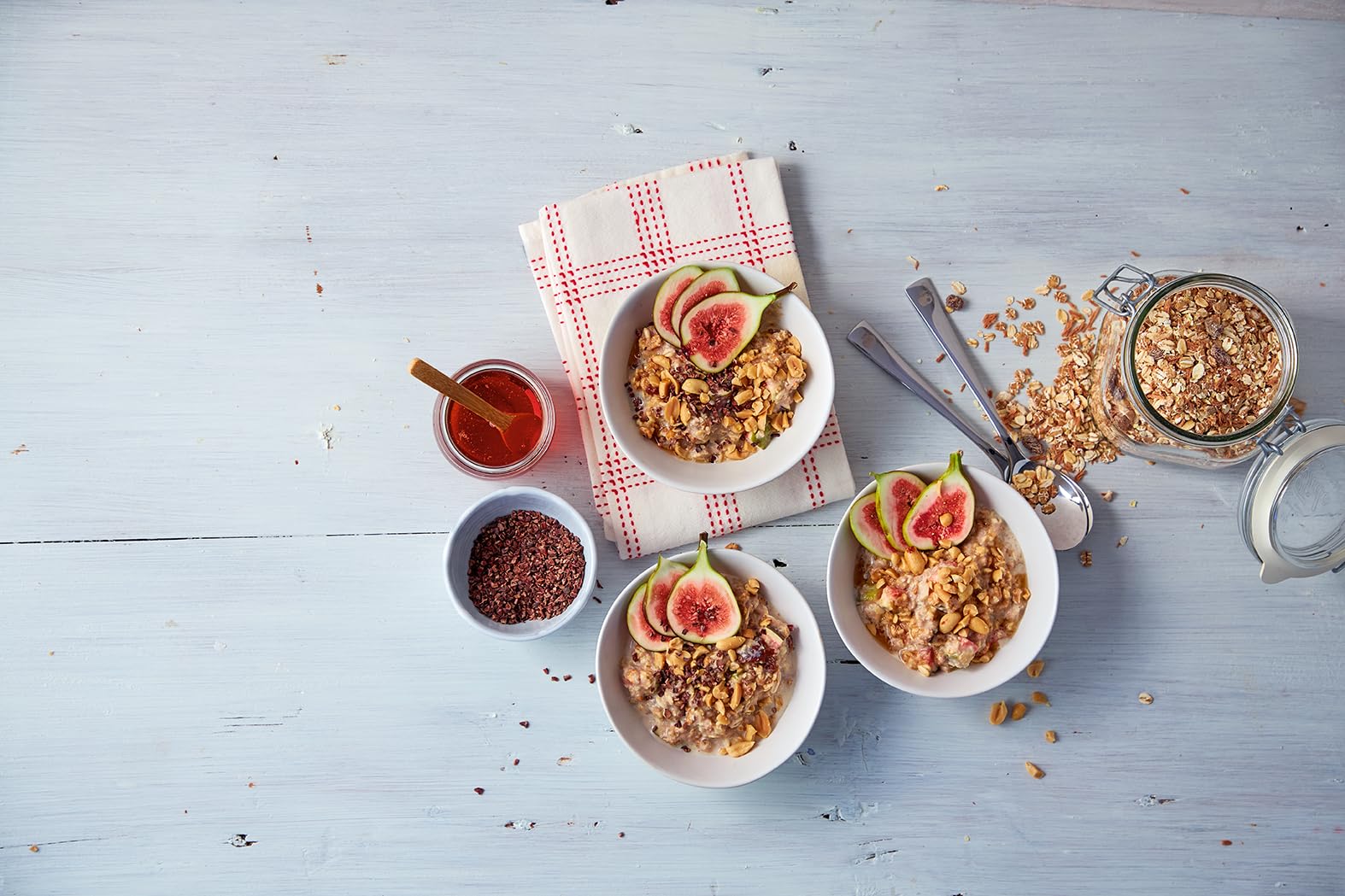 Overnight oats with Familia Swiss Muesli for a grab-and-go morning.