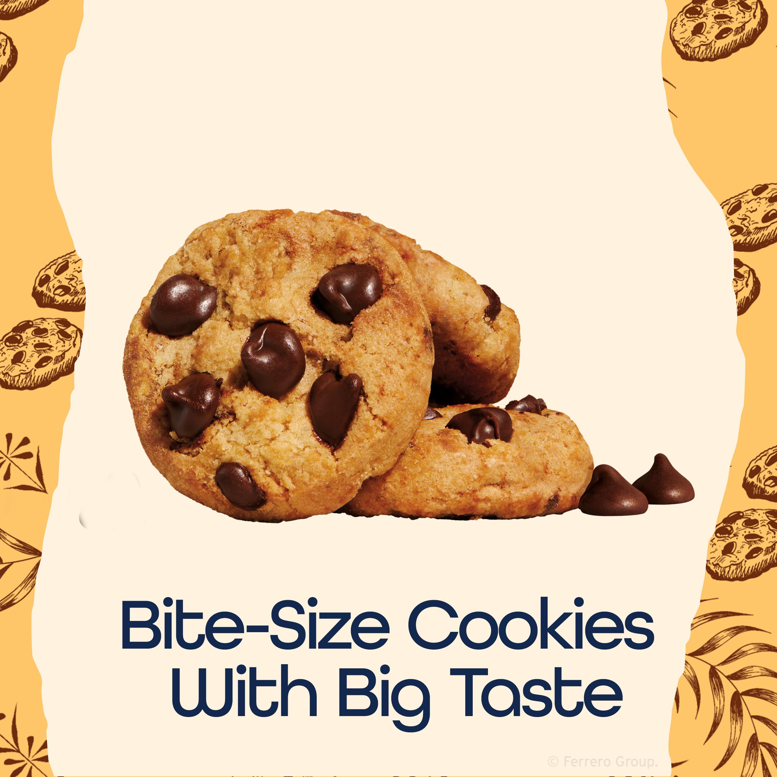 Famous Amos resealable bag keeps cookies fresh and shareable.