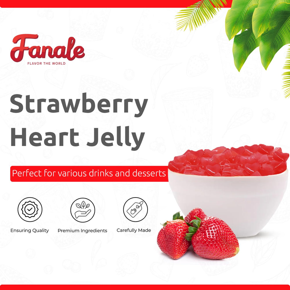 Fanale Coconut Jelly Topping lychee flavor pairs well with tea and smoothies