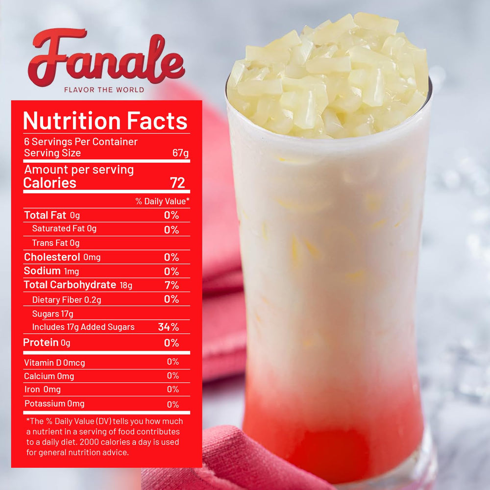 Fanale regular jelly variety provides a classic look for everyday drinks