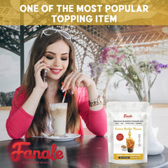 Fanale Creme Brulee gluten-free vegan label communicates dietary-friendly flavoring.