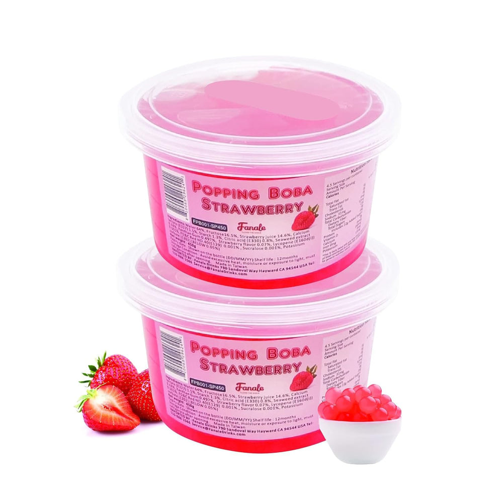 Fanale Popping Boba Pearls ready-to-serve in a bowl.