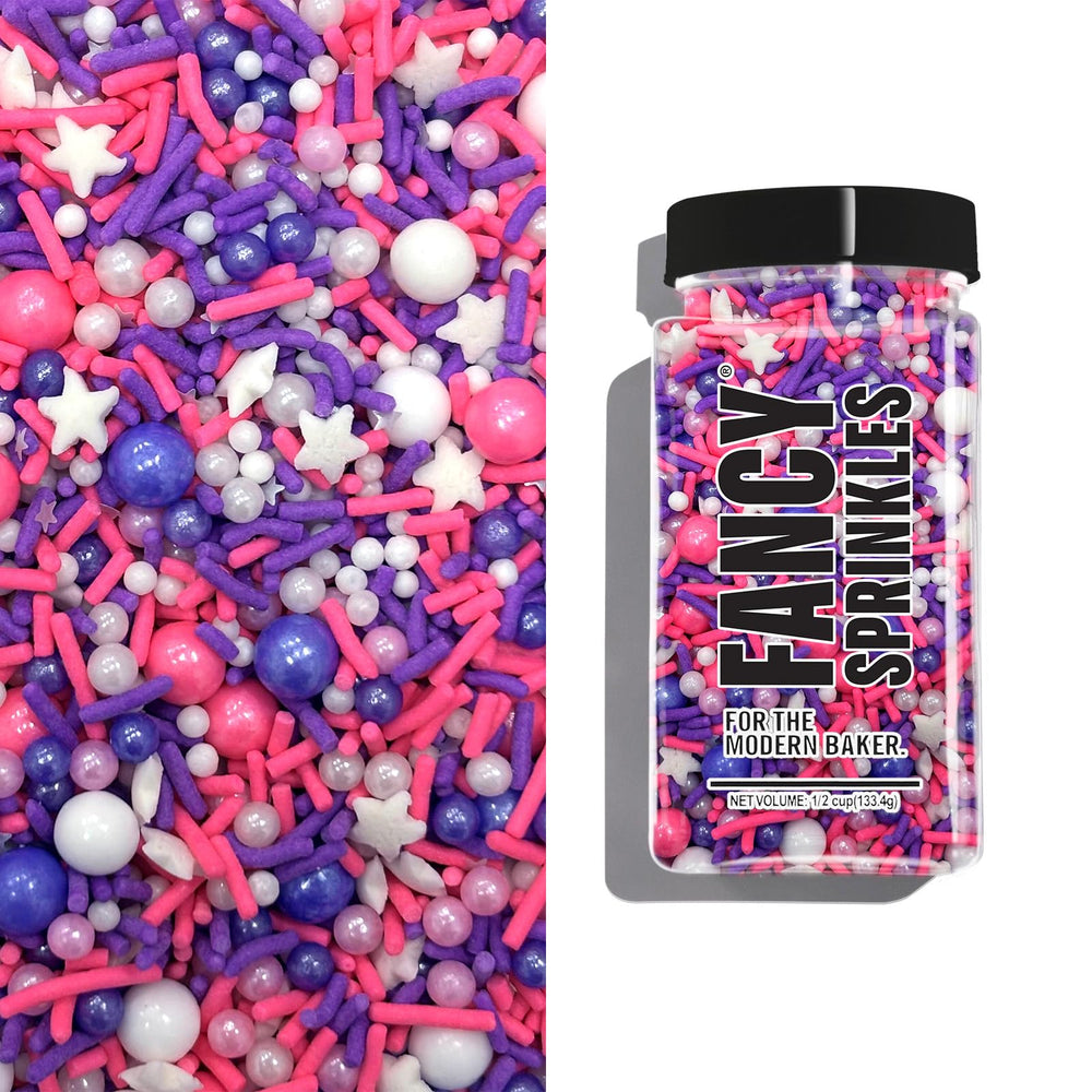 Fancy Sprinkles Call Me Maybe sprinkles decorate cookies with vibrant color for festive treats.
