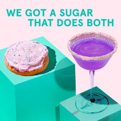 Fancy Sprinkles Unicorn Breath purple sugar crystals for colorful toppers.