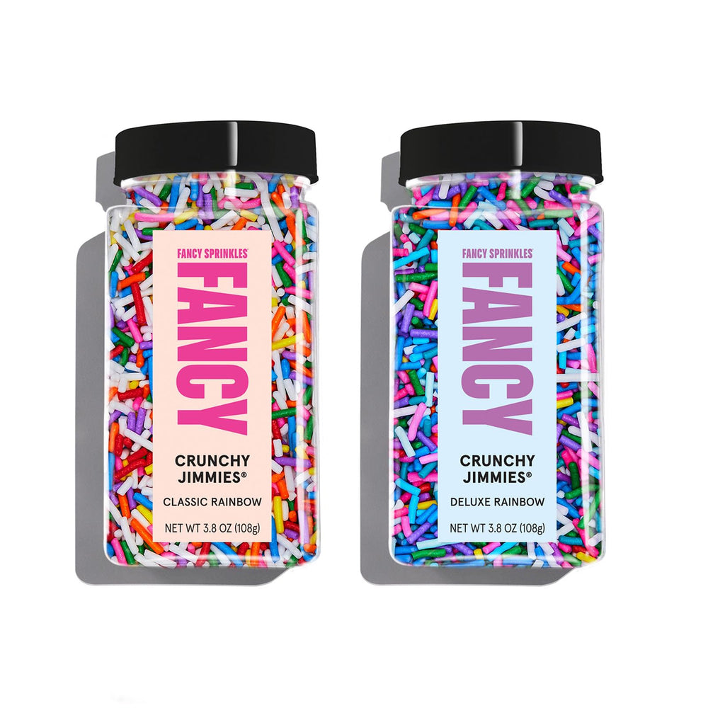 Fancy Sprinkles Sundae Best Classic Rainbow Jimmies decorate ice cream with vibrant color and crunch.