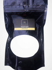 Fancy Sweets LLC isomalt crystals bag closeup, ideal for sugar art decorations.