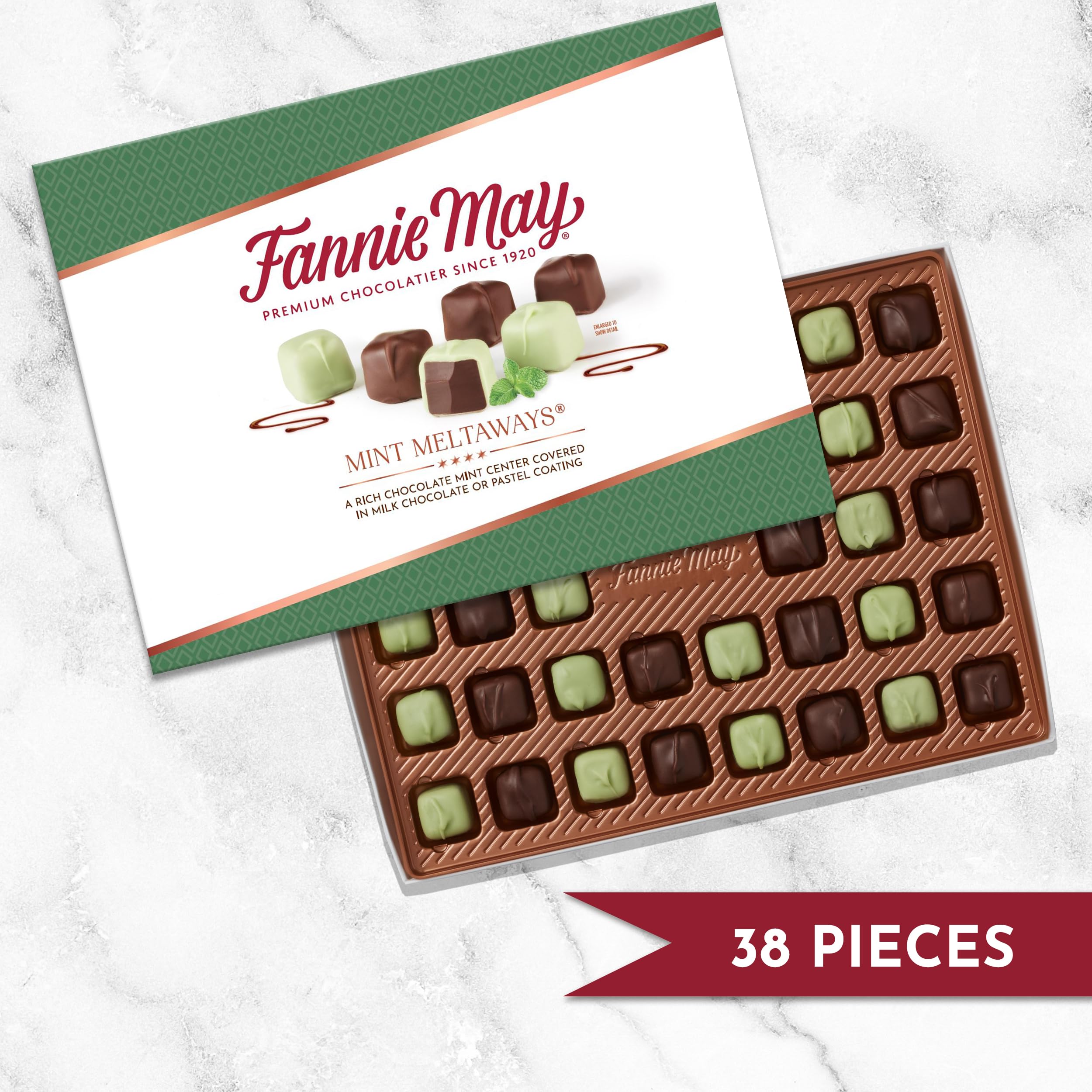 Packaging details showing label and premium finish for gifting.