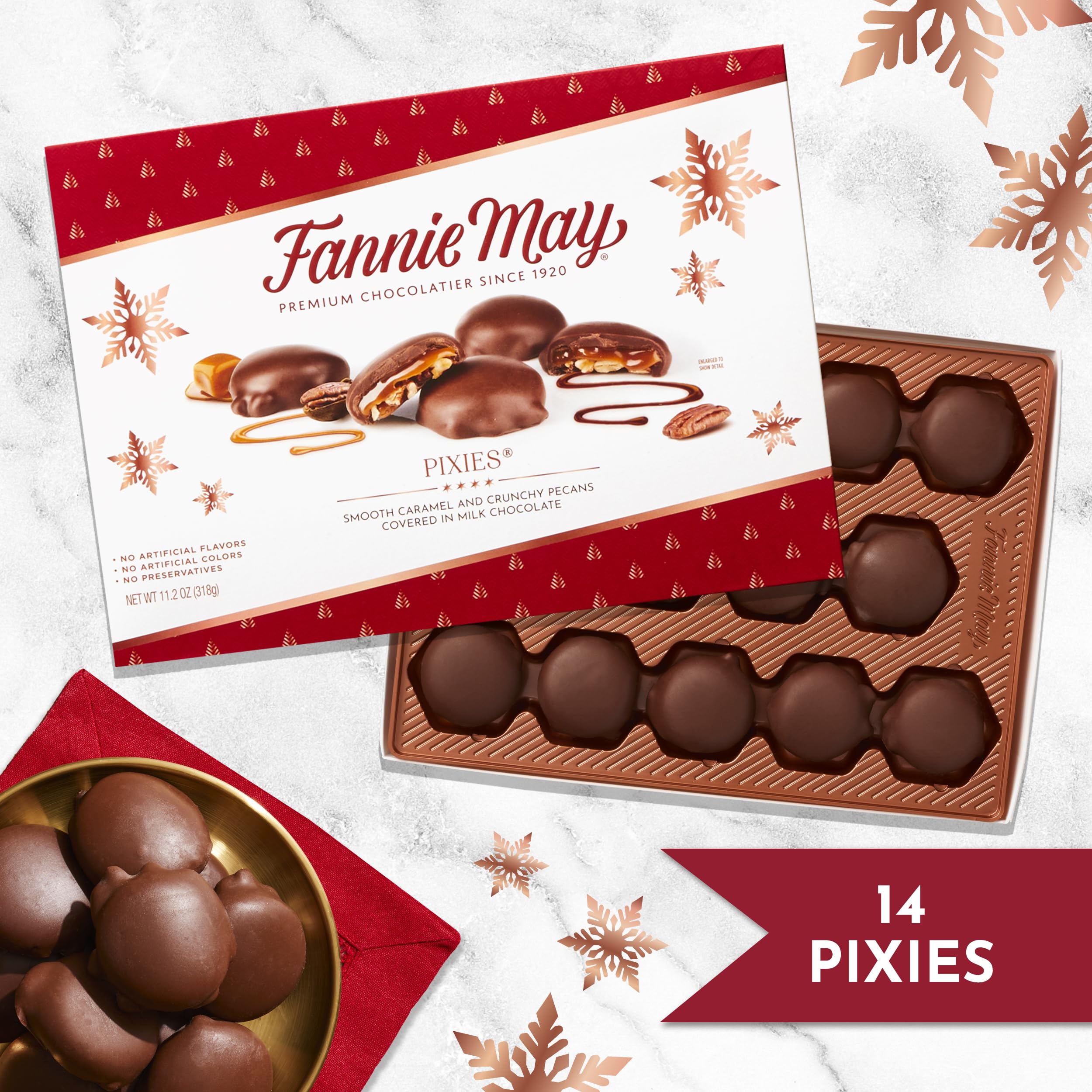 Gift-ready Pixies box perfect for stocking stuffers.