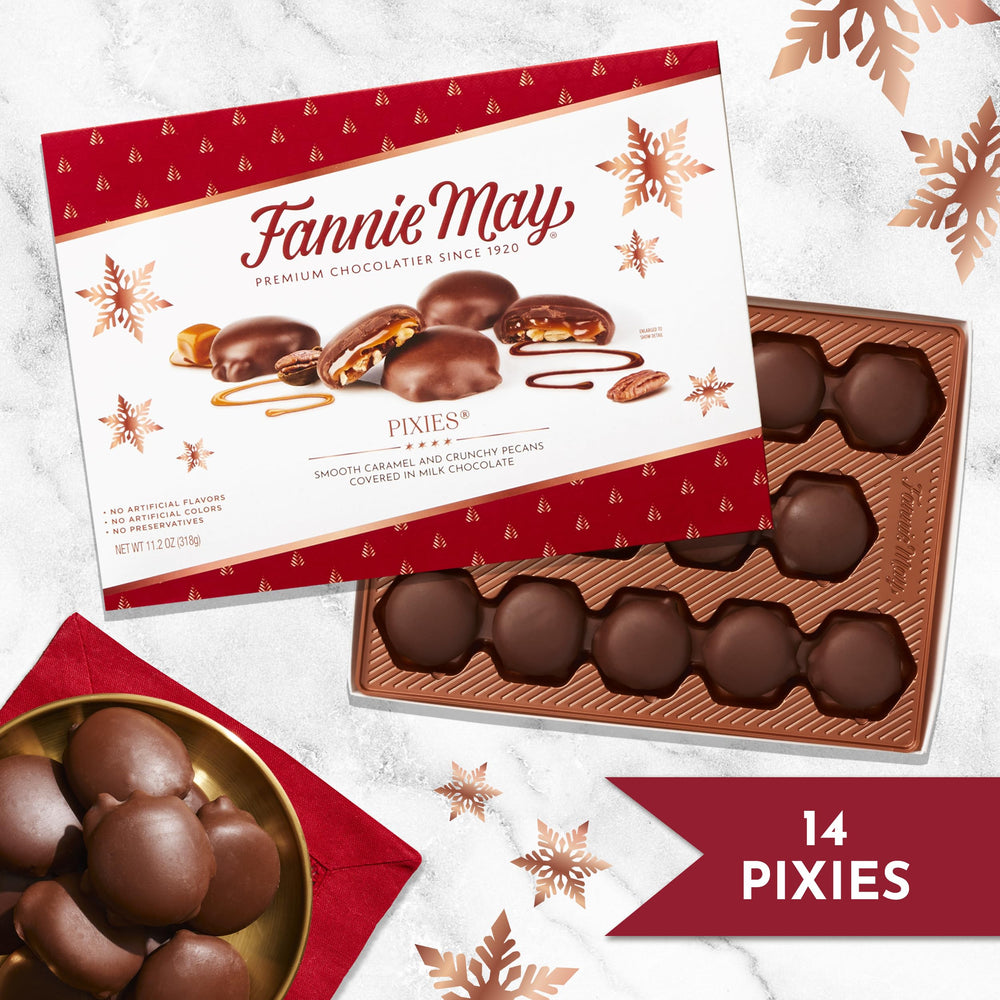 Gift-ready Pixies box perfect for stocking stuffers.