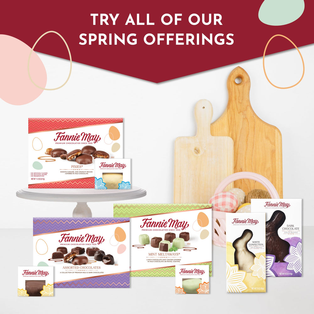 Premium Fannie May chocolates designed to share during celebrations.