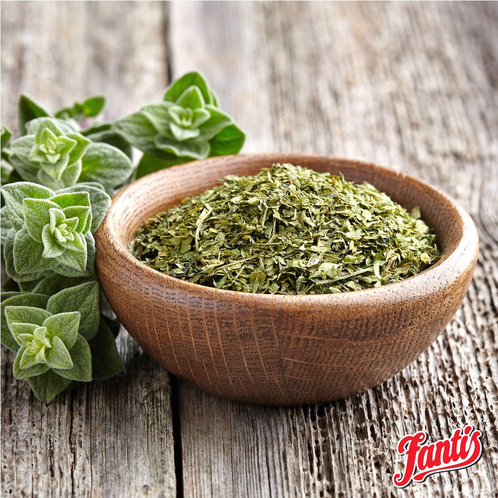 Fantis oregano on pizza dish idea for reference